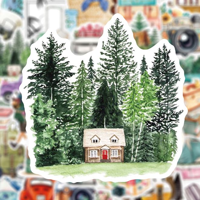 50x Outdoor sticker pack