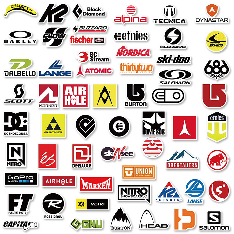 50x Outdoor sticker pack